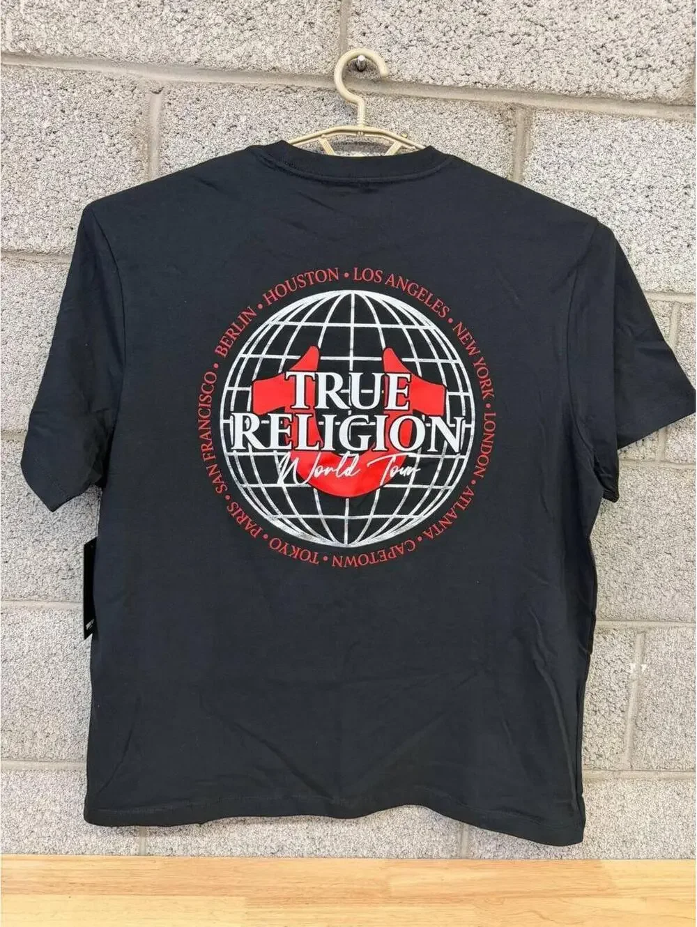 2021 True Religion World Tour Graphic Tee Black 2XL NWT